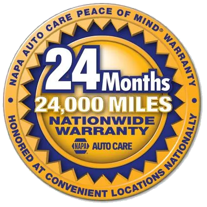 NAPA Nationwide Warranty Badge